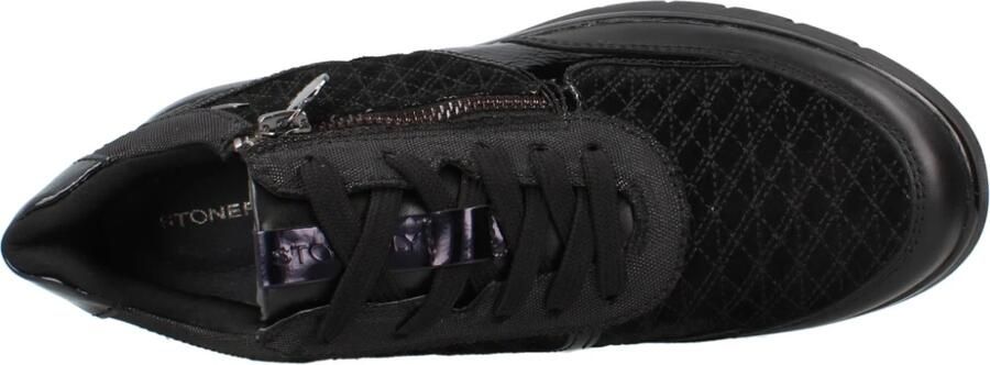 Stonefly Zwarte Casual Textiel Sneakers voor Vrouwen - Foto 3