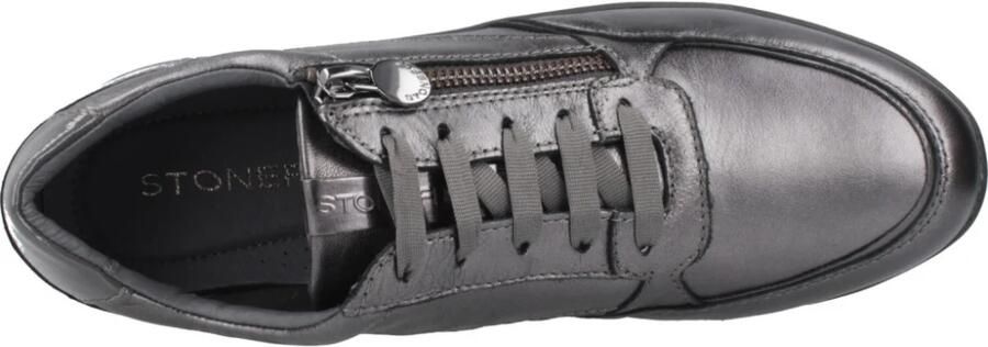 Stonefly Gelamineerde rits Sneakers in room - Foto 7