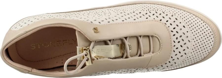 Stonefly Lage Sneakers 223606 Cream 38 Nap - Foto 4