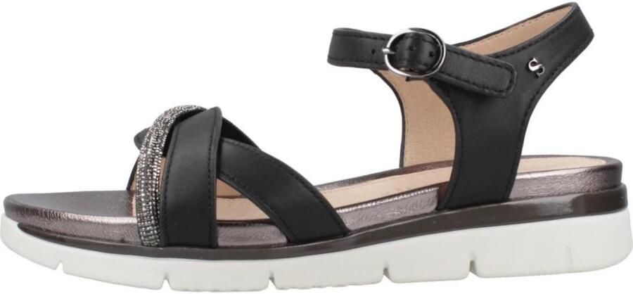 Stonefly Sandalen met sleehak Elody 25 Nappa Lth