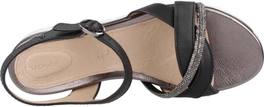 Stonefly Sandalen met sleehak Elody 25 Nappa Lth - Foto 4