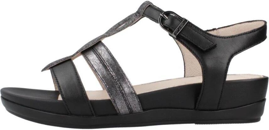 Stonefly Sandalen met sleehak Eve 31 S. Laminated nappa L - Foto 6