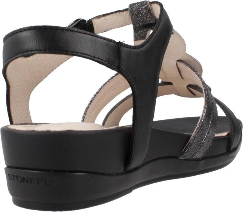 Stonefly Sandalen met sleehak Eve 31 S. Laminated nappa L - Foto 3