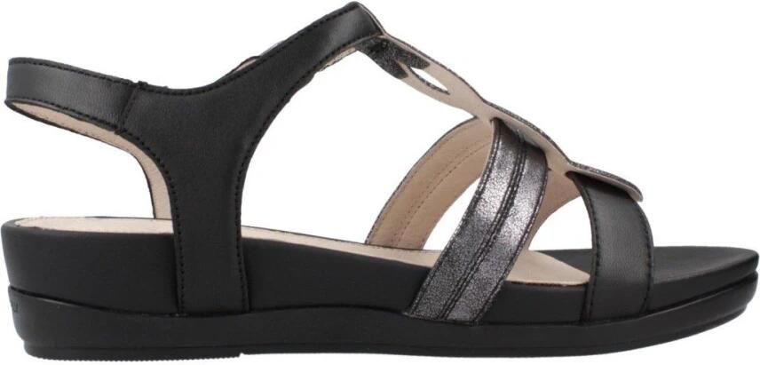 Stonefly Sandalen met sleehak Eve 31 S. Laminated nappa L - Foto 8