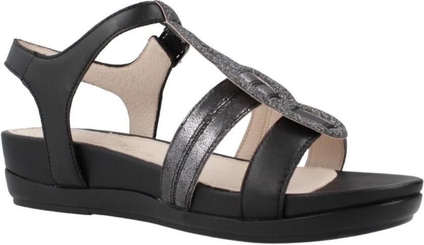 Stonefly Sandalen met sleehak Eve 31 S. Laminated nappa L