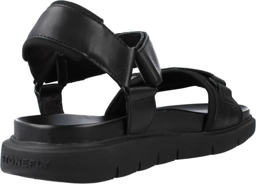 Stonefly Sandalen met sleehak Hydra 4 Textile calf Lth - Foto 3