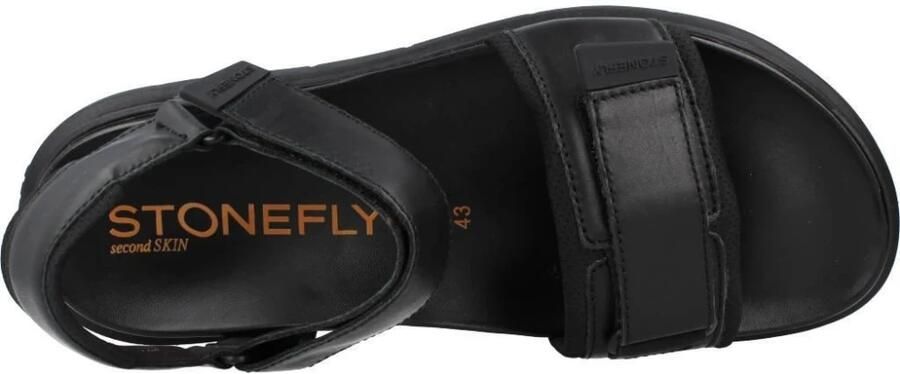 Stonefly Sandalen met sleehak Hydra 4 Textile calf Lth - Foto 6