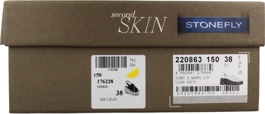 Stonefly Sandalen met sleehak IVORY 2 NAPPA LTH - Foto 7