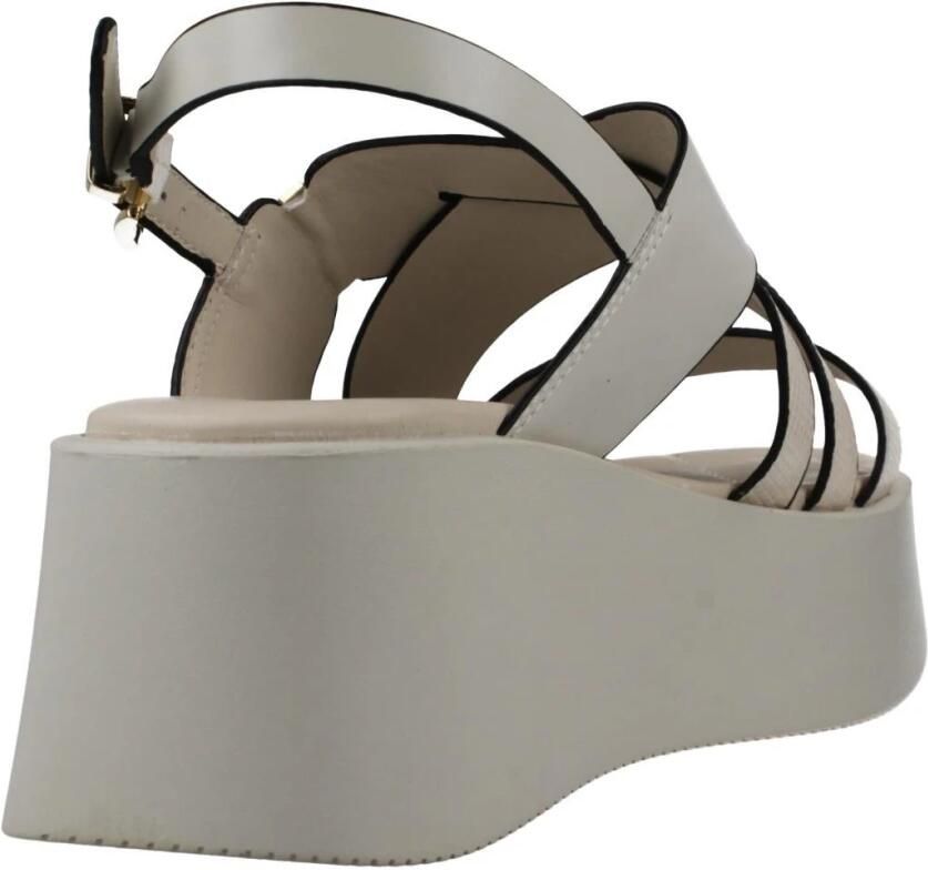 Stonefly Print Leren Sleehakken