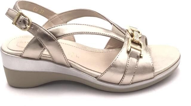 Stonefly Sandalen met sleehak 223648 Vanity III Metal