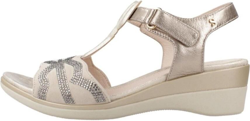 Stonefly Sandalen met sleehak Vanity Iii 32 Laminated Lth - Foto 5