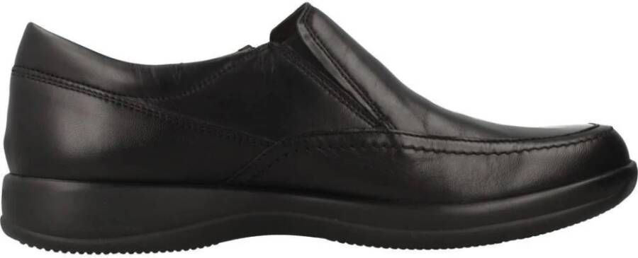 Stonefly Zwarte leren loafers met BLUSOFT-systeem - Foto 3