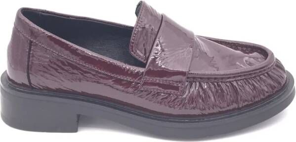 Strategia Bordeaux Leren Loafers