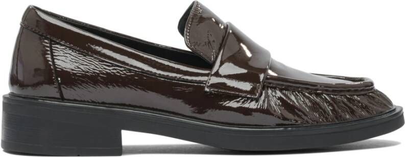 Strategia Bruine Leren Loafers voor Vrouwen