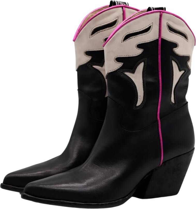 Strategia Cowboy Boots Black Dames