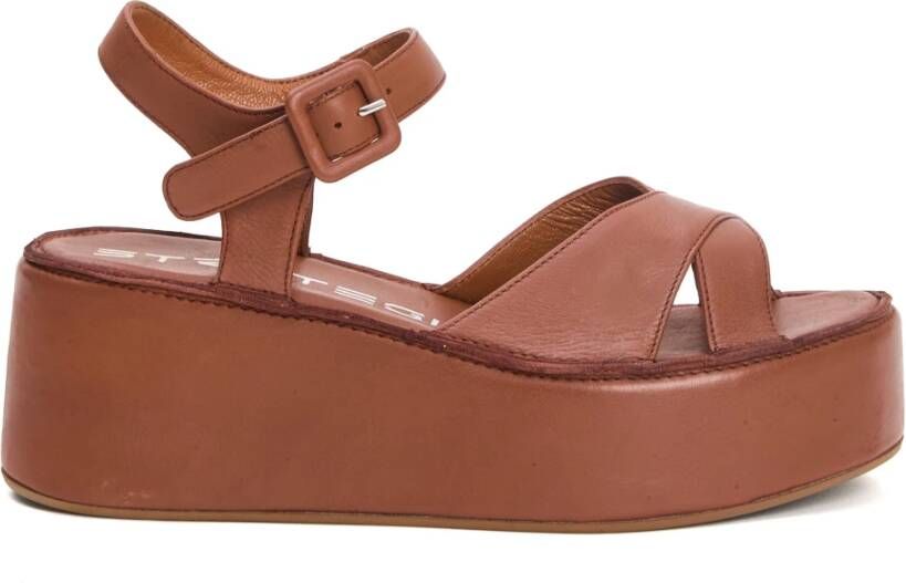 Strategia Cuoio Sleehak Sandalen voor Vrouwen