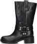 Strategia Cowboylaarzen Dames Laarzen Damesschoenen Leer A5607 Zwart - Thumbnail 3