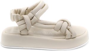 Strategia Flat Sandals Beige Dames