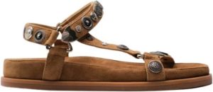 Strategia Flat Sandals Bruin Dames
