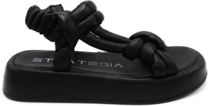 Strategia Flat Sandals Zwart Dames