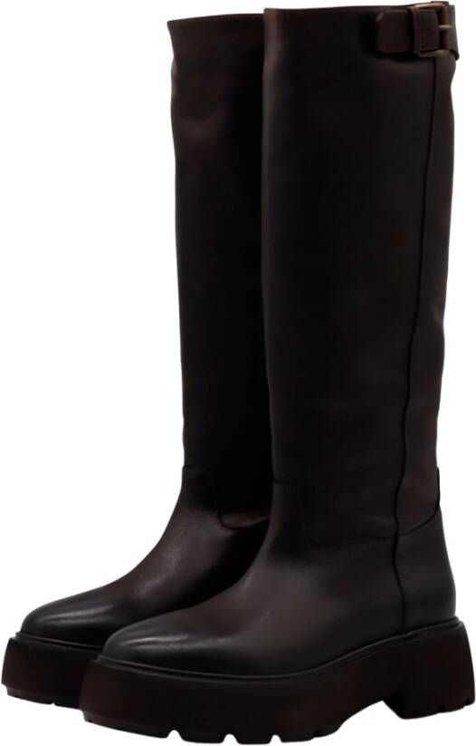 Strategia High Boots Bruin Dames