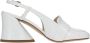 Amina Muaddi Witte Pumps voor Vrouwen Elegante Stijl Gray Dames - Thumbnail 1