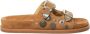 Strategia Sandaal in suede Bruin Dames - Thumbnail 1
