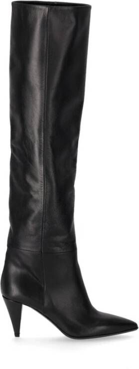 Strategia Boots Scout Black Heeled High Boot in zwart