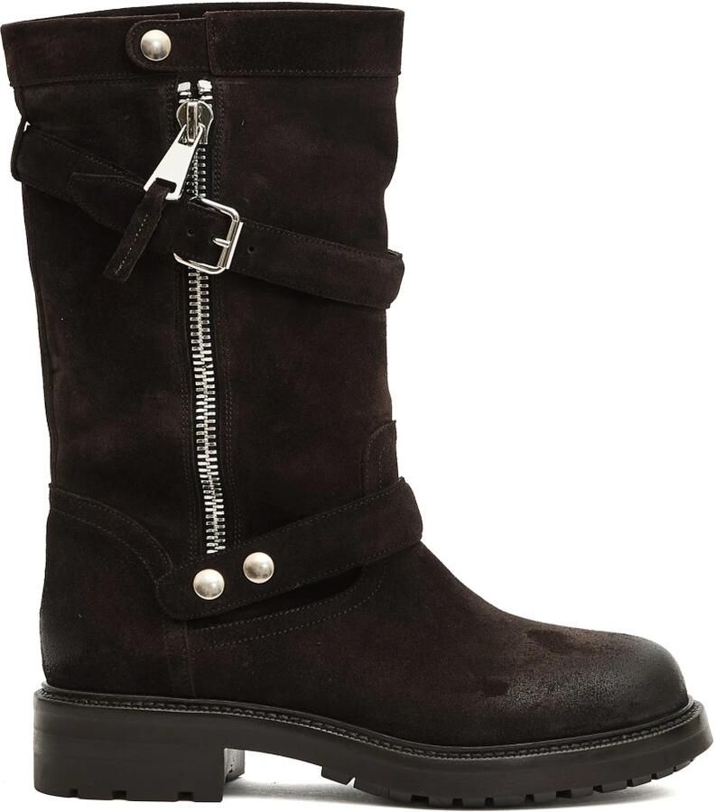 Strategia Biker Suede Boot