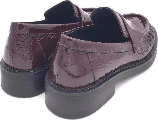 Strategia Bordeaux Leren Loafers