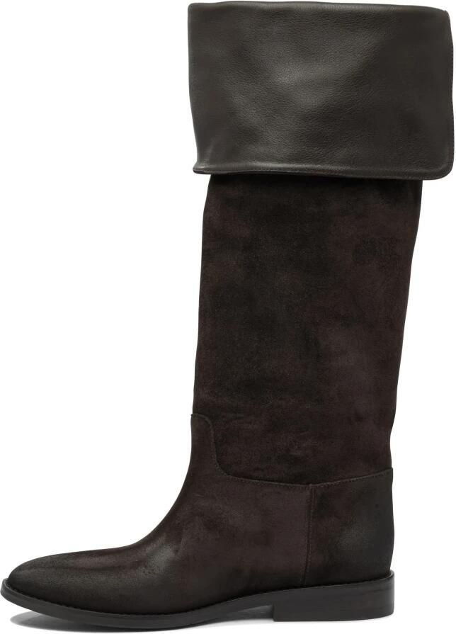 Strategia Bruine Leren Enkellaarzen Stijlvol