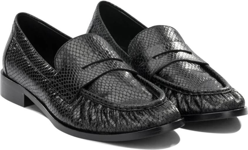 Strategia Leren loafers met reliëf - Foto 3
