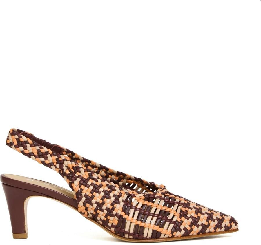 Strategia Slingback Intreccio Multicolor