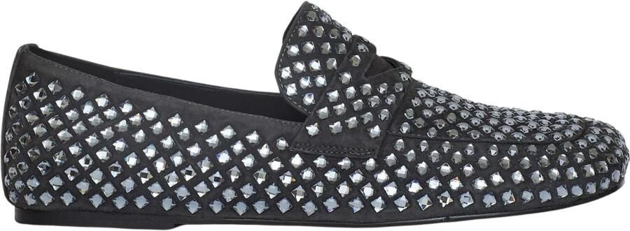 Strategia Velours mocassins met strass