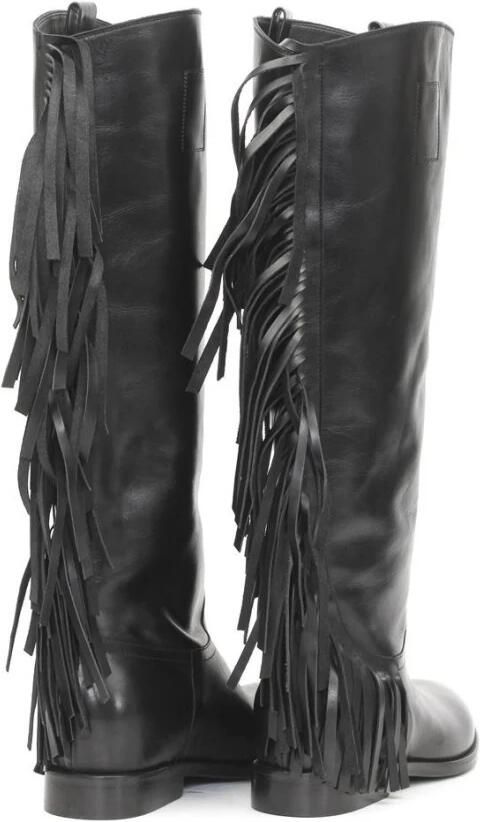 Strategia Zwarte Laarzen met Franjes