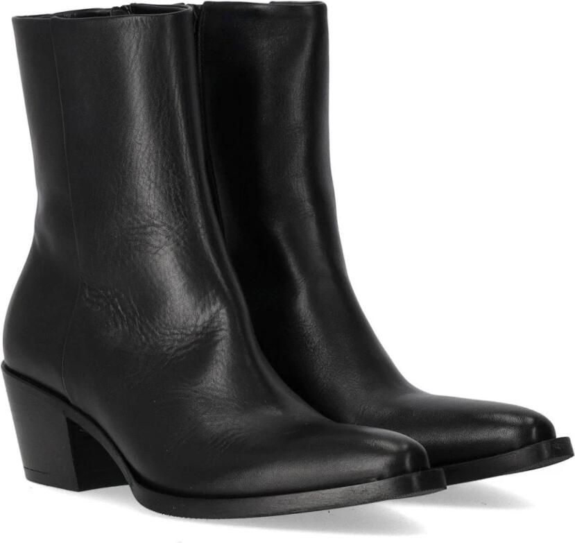 Strategia Boots Black Heeled Ankle Boot in zwart - Foto 2