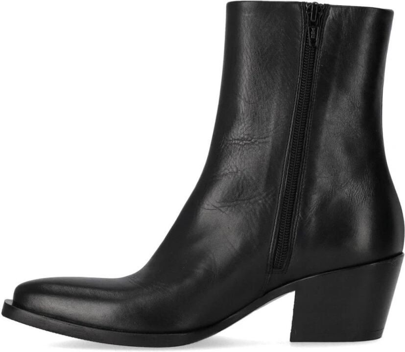 Strategia Boots Black Heeled Ankle Boot in zwart - Foto 3