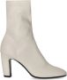 Strategia Boots Zhaira White Heeled Ankle Boot in wit - Thumbnail 1