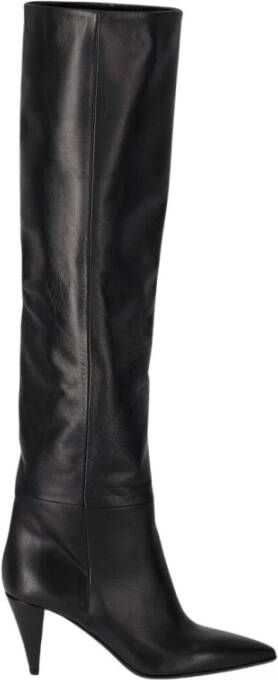 Strategia Boots Scout Black Heeled High Boot in zwart