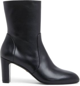 Stuart Weitzman 75 Zip Bootie Zwart Dames