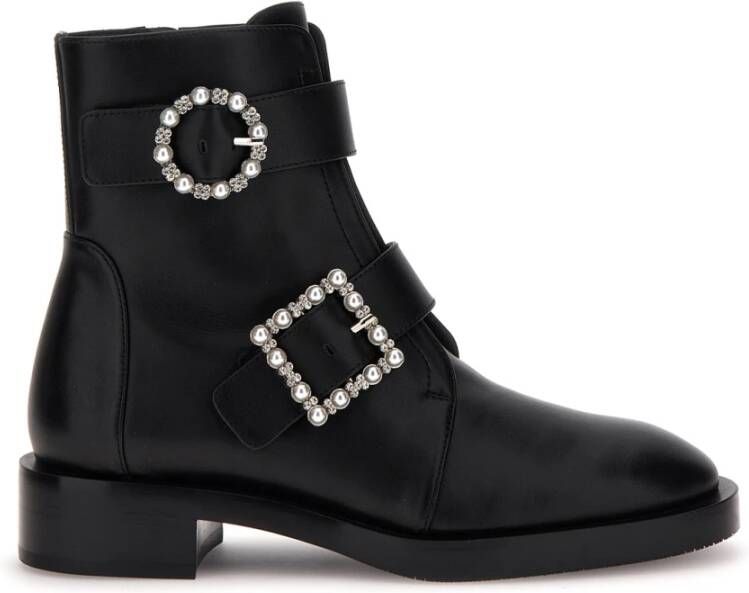 Stuart Weitzman Ankle Boots Zwart Dames