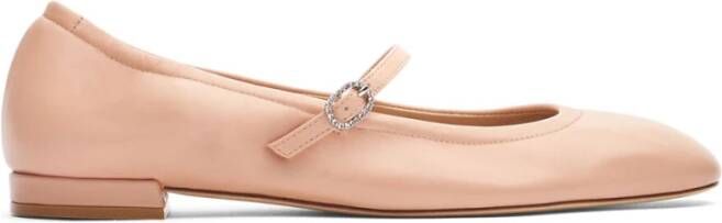 Stuart Weitz Ballerina`s met kristallen gesp