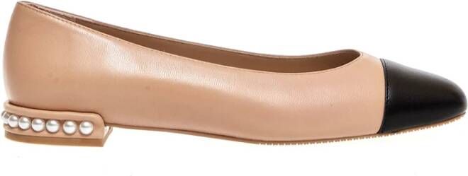 Stuart Weitzman Ballerina`s Nero Brown Dames