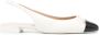 Stuart Weitzman Sandalen Sleek Bow Slingback Flat in zwart - Thumbnail 1