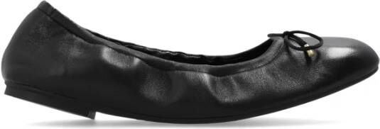 Stuart Weitzman Loafers & ballerina schoenen Bardot Bow Flat in zwart