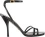 Stuart Weitzman Barelynude 100 Sandal Elegante Hoge Hak Enkelband Black Dames - Thumbnail 1