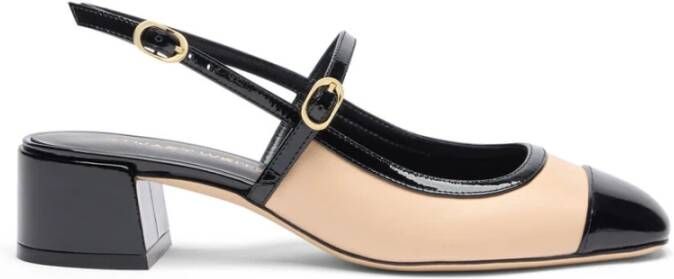 Stuart Weitz Beige Hakken Sandalen