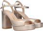 Stuart Weitz Beige Leren Plateau Schoenen - Thumbnail 1