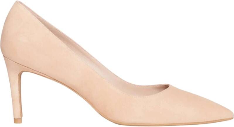 Stuart Weitzman Beige Suède Pumps Verhogen Stijl - Foto 2