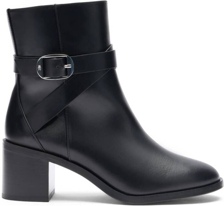 Stuart Weitz Belted Zip Bootie